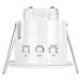 Mikrovlnný senzor prítomnosti IP20 24GHZ 2000W, biela 8592920157190