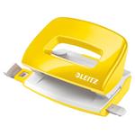 Mini děrovačka Leitz NeXXt 5060, žlutá 50601016