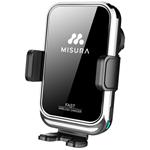 MISURA držák mobilu do auta s bezdrátovým nabíjením MA04 stříbrný P22PWC1S01