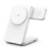 Mobile Origin Qi2 CompactStand 3-in-1 - White/Silver CMSTQ2-31-WHT