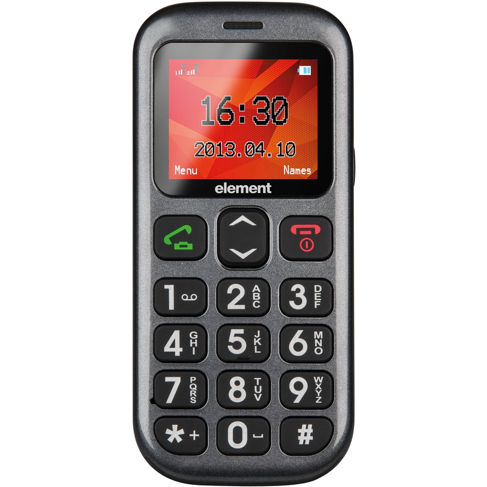 Mobilný telefón Sencor Element P001S Dual SIM, černá 8590669143313
