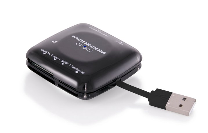 Modecom CR-202 externá USB 2.0 čítačka SIM karty, 7 pamäťových slotov