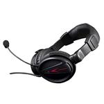 Modecom MC-828 STRIKER headset, herní sluchátka s mikrofonem, černo-červená S-MC-828-STRIKER