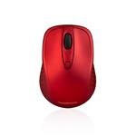 Modecom MC-WM4.1 bezdrátová optická myš, 3 tlačítka, 1600 DPI, USB nano 2,4GHz, červená M-MC-0WM4.1-500