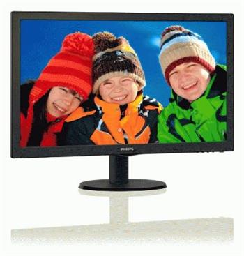 Monitor Philips 24" LED 243V5LHAB 243V5LHAB/00