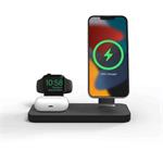 Mophie Snap+ 3v1 bezdr. nabíjecí stojan - černá 401309756