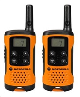 Motorola TLKR T41 vysielačka - 4km, 8 kanálov, oranžová P14MAA03A1BJ