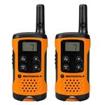 Motorola TLKR T41 vysielačka - 4km, 8 kanálov, oranžová P14MAA03A1BJ