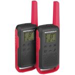 Motorola TLKR T62 červená vysílačka (2 ks, dosah až 8 km) B6P00811RDRMAW