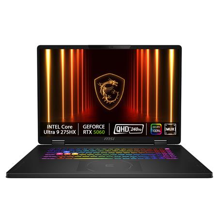 MSI Crosshair 18 HX AI A2XWFKG-027CZ/Core Ultra 9 275HX/32GB/2TB/RTX 5060, 8GB/18" QHD+ IPS,240Hz/Win11 h 9S7-184111-027