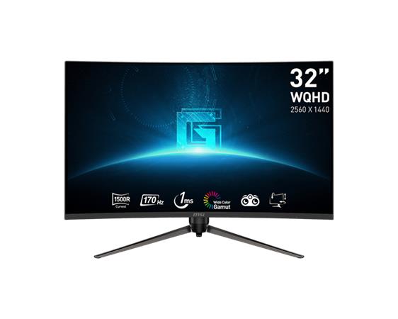 MSI/G32CQ5P/31,5"/VA/QHD/170Hz/1ms/Black/3R