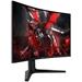 MSI Gaming monitor Optix G271C, 27" zakřivený/1920 x 1080 (FHD)/VA, 165Hz/1ms/3000:1/300cd / m2/2x HDMI/DP