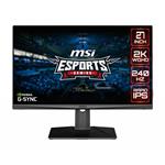 MSI Gaming monitor Optix MAG274QRX, 27"/2560x1440 (WQHD)/Rapid IPS, 240Hz/1ms/1000:1/400cd / m2/2x HDMI/DP/USB-C/USB