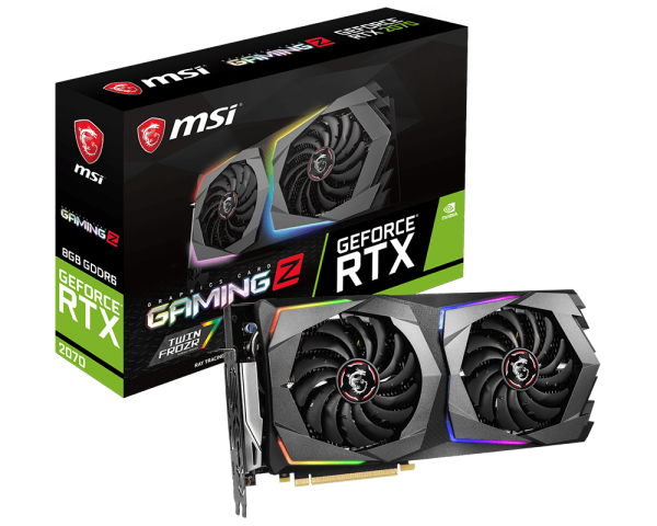 MSI GeForce RTX 2070 GAMING Z 8G, 8GB GDDR6, 3xDP+HDMI+USB-C