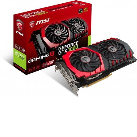 MSI GTX 1060 GAMING 3G - Grafická karta - GF GTX 1060 - 3 GB GDDR5 - PCIe 3.0 x16 - DVI, HDMI, 3 x DisplayPort V328-021R