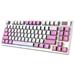MSI herní klávesnice FORGE GK600 TKL Violet/ bezdrátová 2,4GHz+BT/ mechanická/ RGB/ USB-C/ display/ CZ+S S11-43CSQ01-HH9