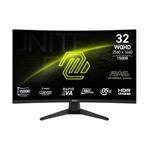 MSI MAG 321CQF E18 Gaming monitor 31,5" Rapid VA zakřivený /2560 x 1440/180Hz/0,5ms/2xHDMI/DP/černá