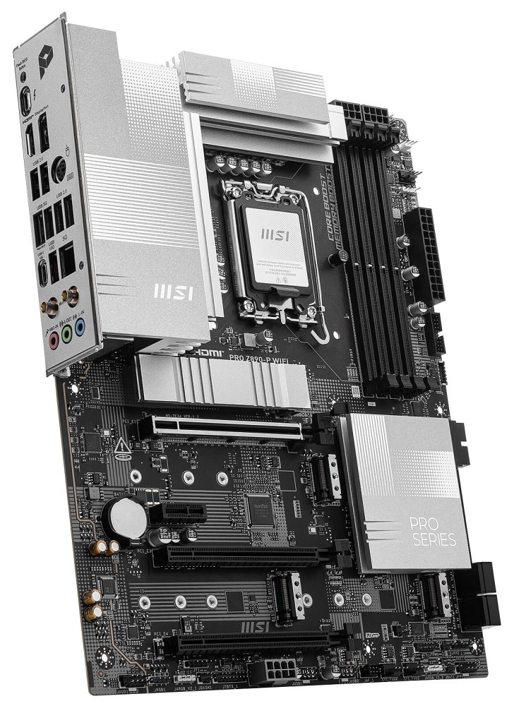 MSI MB Sc LGA1851 PRO Z890-P WIFI, Intel Z890, 4xDDR5, 1xDP, 1xHDMI, 1xDP Type-C, WI-FI, ATX