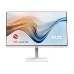 MSI monitor Modern MD271QPW, 27"/1920 x 1080 (FHD)/IPS/5ms/1000:1/250cd / m2/ HDMI/DP/USB C/bílá