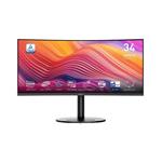 MSI monitor Modern MD342CQP, 34" VA zakřivený /3440x1440 (UWQHD)/120Hz/1ms/2 x HDMI/DP/USB-A,B,C/Výšk.nast/Pivot/Černá