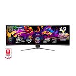MSI MPG 491CQPX QD-OLED Gaming monitor 49" QD-OLED zakřivený/5120x1440(DQHD)/240Hz/0,03ms/HDMI/DP/USB-A,B,C/výšk.nast.