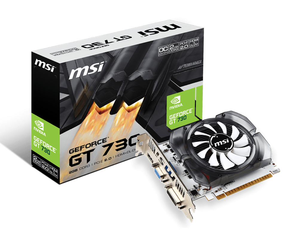 MSI N730K-2GD3/OCV1 PCI-E/ 2GB GDDR3/ DVI/ HDMI
