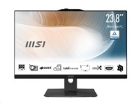 MSI PC AiO Modern AM242P 1M-2088XEU, Core 5 120U, 23.8 FHD, Anti-Glare, Non-Touch, 16GB, 512GB SSD, N/A, No OS, Black