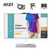 MSI PC AiO Modern AM242P 1M-2089XEU, Core 5 120U, 23.8 FHD, Anti-Glare, Non-Touch, 16GB, 512GB SSD, N/A, No OS, White