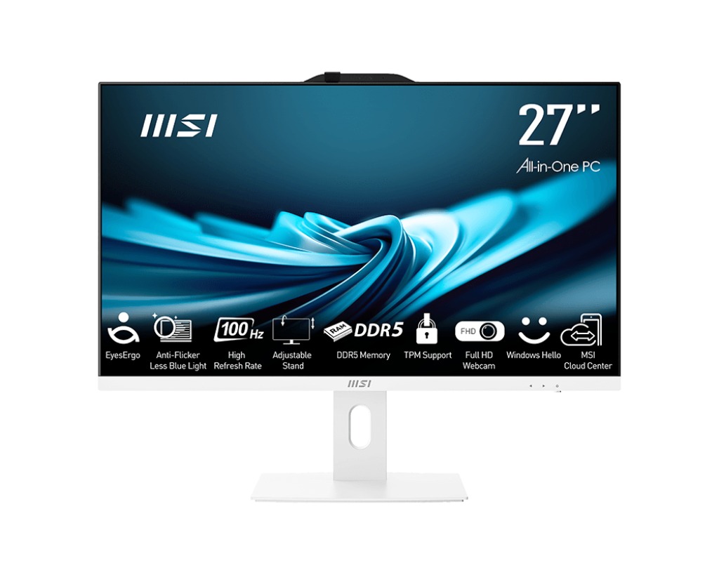 MSI PRO/AP272P 14M-892CZ/27"/FHD/i7-14700/16GB/1TB SSD/UHD 770/W11P/Bílá/3R PRO AP272P 14M-892CZ