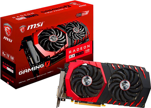 MSI Radeon RX 470 GAMING X 4G