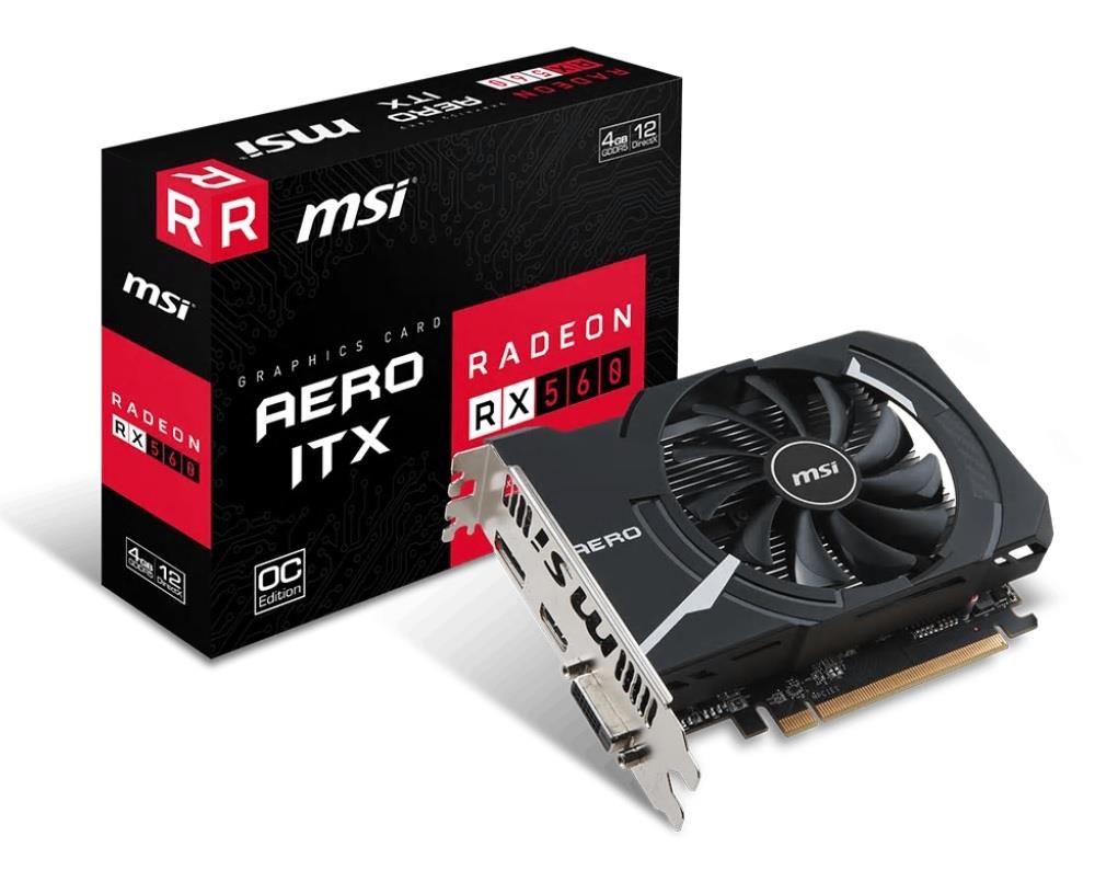 MSI Radeon RX 560 AERO ITX 4G OC