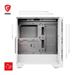 MSI skříň MAG FORGE 320R AIRFLOW WHITE/ bez zdroje/ bílý/ levé temperované sklo/ 4x 120 mm A-RGB fan/ 2x 306-7G23W21-HH9