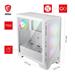 MSI skříň MAG FORGE 320R AIRFLOW WHITE/ bez zdroje/ bílý/ levé temperované sklo/ 4x 120 mm A-RGB fan/ 2x 306-7G23W21-HH9