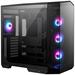 MSI skříň MAG PANO 100R PZ Black/ bez zdroje/ levé a přední sklo/ 4x 120 mm A-RGB fan/ 1x USB-C/ 1x USB3 306-7G26R21-HH9