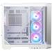 MSI skříň MAG PANO 100R PZ White/ bez zdroje/ levé a přední sklo/ 4x 120 mm A-RGB fan/ 1x USB-C/ 1x USB3 306-7G26W22-HH9