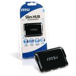 MSI Slim HUb, USB 2.0, 4ports, X-Slime type, Black