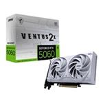 MSI VGA NVIDIA GeForce RTX 5060 8G VENTUS 2X OC WHITE, RTX 5060, 8GB GDDR7, 3xDP, 1xHDMI