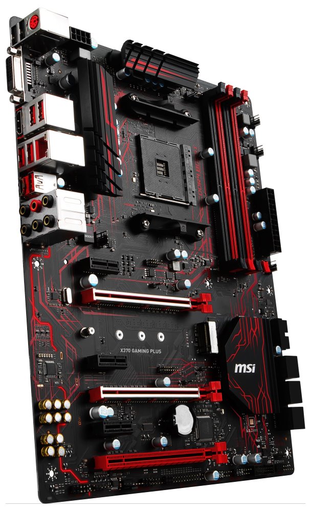 MSI X370 GAMING PLUS / AM4 / Ryzen / 4x DDR4 / ATX