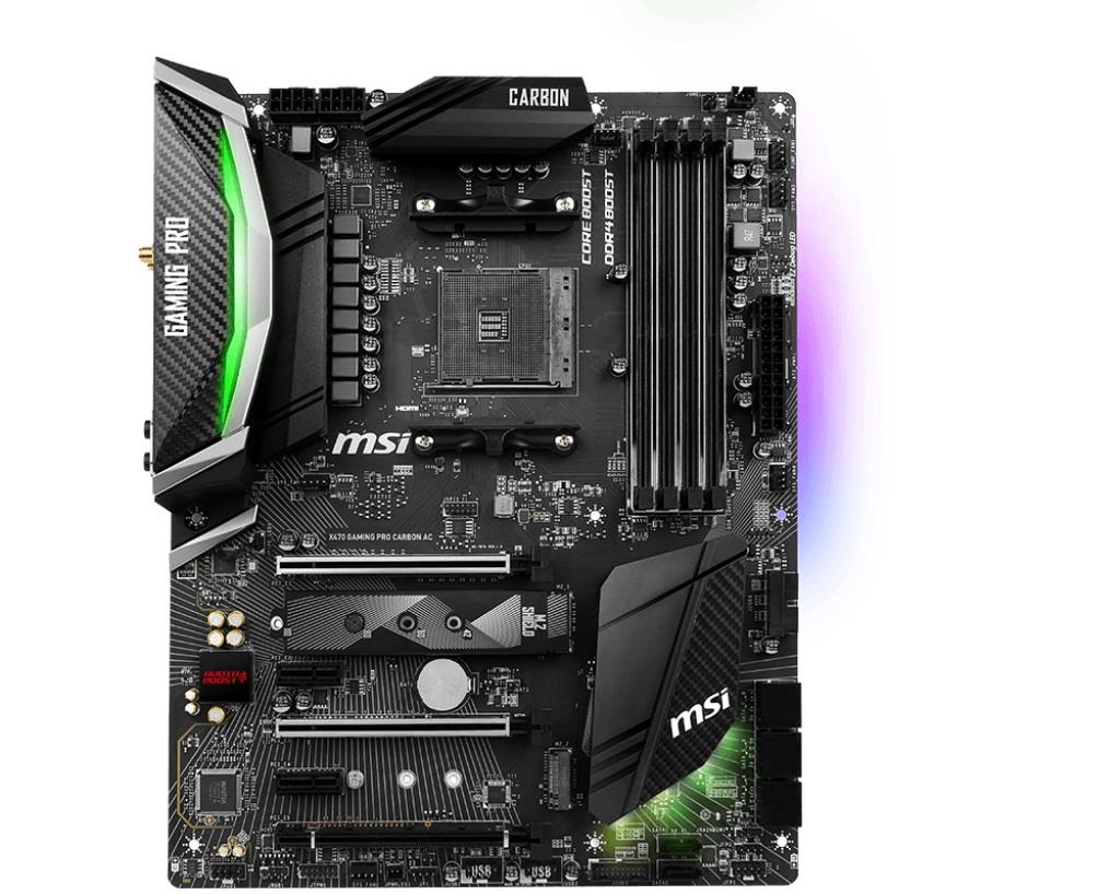 MSI X470 GAMING PRO CARBON AC, AM4, DDR4, 2xUSB3.1 Gen2(A+C)