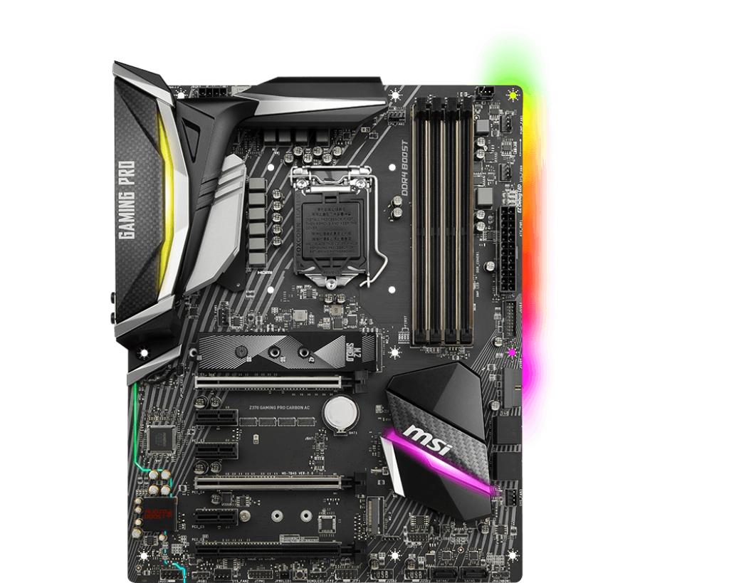 MSI Z370 GAMING PRO CARBON AC , LGA1151, 4xDDR4, 6xSATA3, 2USB3.1 (GEN2)