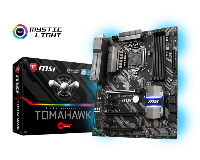 MSI Z370 TOMAHAWK / Z370 / LGA1151 8th Intel / 4x DDR4 / ATX