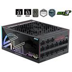 MSI zdroj MPG AI1600TS PCIE5/ 1600W/ ATX3.1/ akt. PFC/ 12 let celk. záruka/ 135mm fan/ modulární kabeláž/ 80PLUS Titani