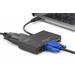 Multi Adapter 4K 60Hz UHD HDMI, DisplayPort, DVI, VGA, to USB Type C, black, alu DA-70848
