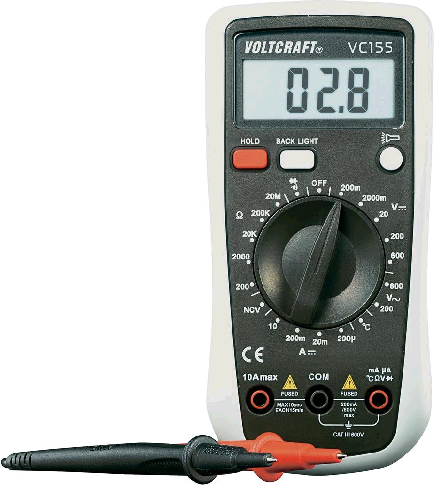 Multimeter Voltcraft VC155 digitální 124456