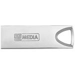 MyMedia USB flash disk, USB 3.2, 64GB, MyAlu, strieborný, 69277, USB A