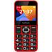 myPhone Halo 3 Senior červený s nabíjecím stojánkem 2,31" IPS / single SIM TELMYSHALO3RE