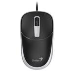 Myš drôtová, Genius DX-123, čierno-šedá, optická, 1200DPI, USB-C 31010033407