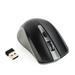 Myš GEMBIRD MUSW-4B-04-GB, šedo-černá, bezdrátová, USB nano receiver MYS054275