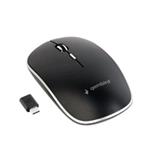 Myš GEMBIRD MUSW-4BSC-01, bezdrôtová, prijímač USB typu C, čierna
