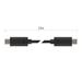 Nabíjací a dátový kábel 2.0 USB-C / USB-C, 1 m, čierny 8592920136096